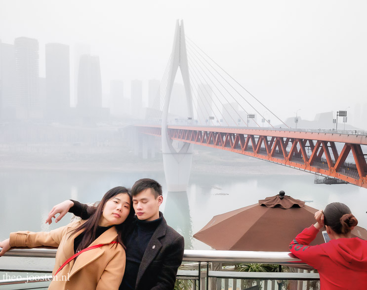China  Chongqing fog city  